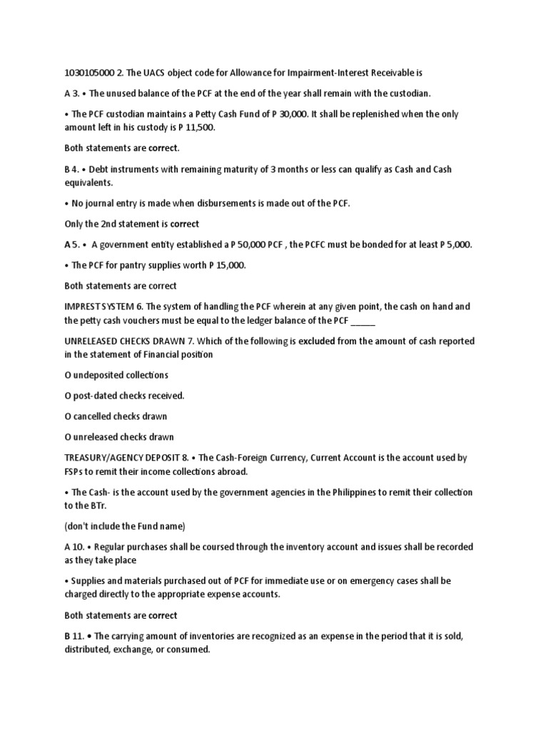 Petty Cash Fund Management Guidelines | PDF | Inventory | Cash