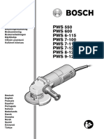 Amoladora Bosch PWS 600