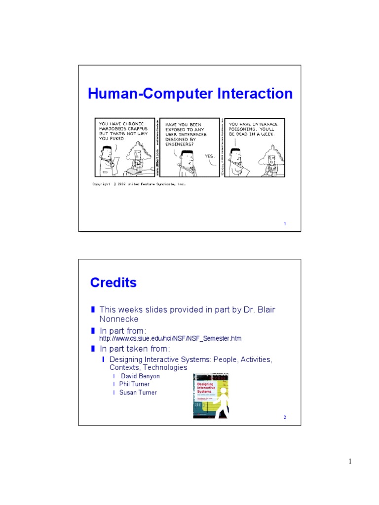 Understanding Human-Computer Interaction | PDF | Human–Computer ...