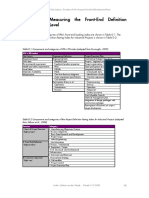 Appendix D Measuring The Front-End Definition Level