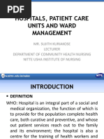 Inpatient Ward Design and Layout Guide | PDF | Hospital | Patient