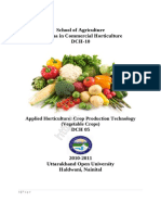 School of Agriculture Diploma in Commercial Horticulture DCH-10