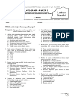 Geografi - Soal Latihan Mandiri SI SBMPTN - Paket 2 (Dinamika Perubahan Atmosfer, Dinamika Perubahan Hidrosfer, - . .) (Layout) TA 17-18