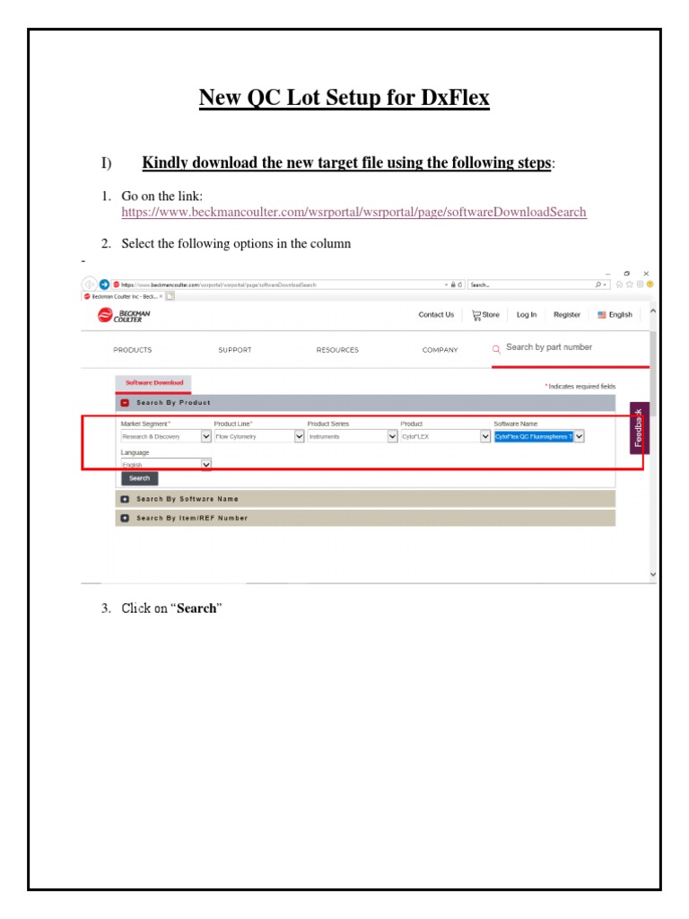 New QC Lot Setup Guide for DxFlex | PDF
