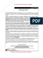 Aviso Oficial Del 15-03-2007 Utilizacion de Vehiculos Minivan y Van