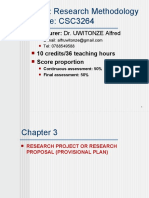 03 Research Project or Research Proposal