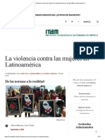 La Violencia Contra Las Mujeres en Latinoamérica - Foreign Affairs Latinoamérica