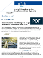CORDIS - Article - 247463 Sustainable Water Treatment Solutions For Aquaculture - FR