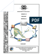 Grade 12 Biology Module1