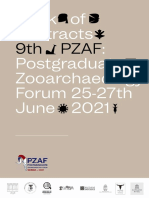 Abstracts of Papers from the 9th PZAF Postgraduate Zooarchaeology Forum