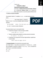 Unidad # 2 Sistemas de Ecuaciones Lineales