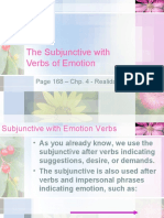 p168 Subj With Emotion Verbs