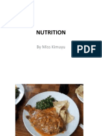 Nutrition: by Miss Kimuyu