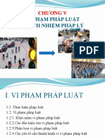 Chuong V - Vi Pham Phap Luat, Trach Nhiem Phap Ly