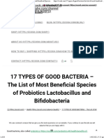 17 TYPES OF GOOD BACTERIA - The List of Most Beneficial Species of Probiotics Lactobacillus and Bifidobacteria - Ecosh Life