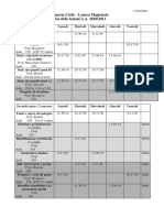 Orario AA 2010 2011 II Sem