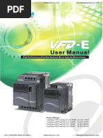 Delta VFD E Series User Manual