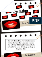 Dictation: Rey Novesteras