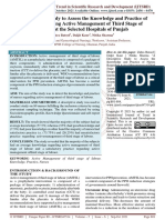 A Descriptive Study To Assess The Knowledge and Practice of Nurses Regarding Active Management of Third Stage of Labour at The Selected Hospitals of Punjab