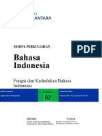 Fungsi dan Perkembangan Bahasa Indonesia