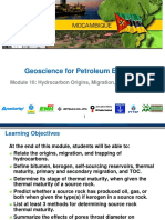 Geoscience for Petroleum Engineers: Hydrocarbon Origins, Migration, and Entrapment