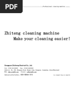 Zhiteng Cleaning Machine Make Your Cleaning Easier!