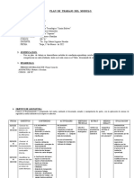 Plan de Trabajo Del Modulo