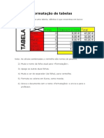 Tarefa 3 - Folha de Cálculo - Excel