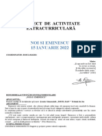 Proiect - de - Act Noi Si Eminescu Cls 4