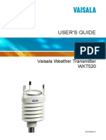 User'S Guide: Vaisala Weather Transmitter WXT520
