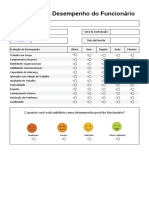 Avaliação de desempenho do funcionário