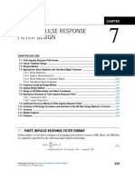 Finite Impulse Response Filter Design Equations