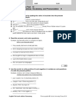 File Test 12 Grammar, Vocabulary, and Pronunciation A