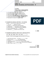 File Test 11 Grammar, Vocabulary, and Pronunciation B: Grammar 1 Underline The Correct Word(s)