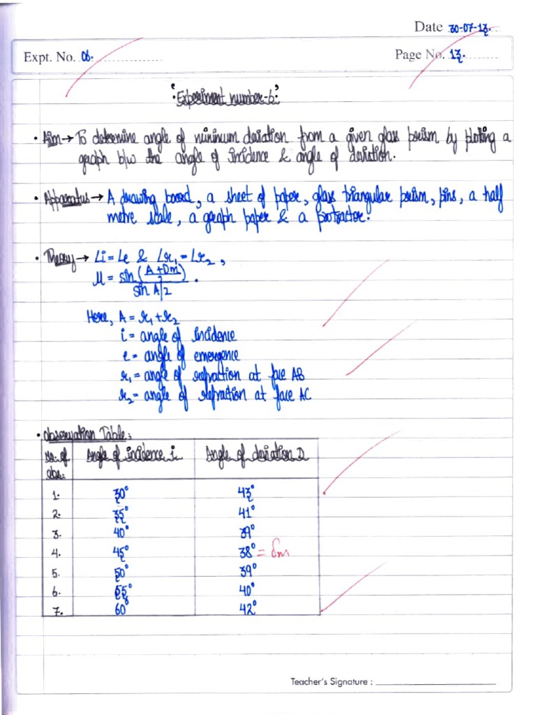 Experimental Data Analysis Report | PDF
