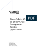 Gross Pollutant Traps As A Stormwater Management Preactice-Literature Review