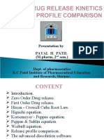 In Vitro Drug Release Kinetics &amp Release Profile Comparison