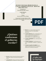 Gobierno escolar y resolución de conflictos