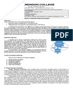 Clarendon College: Module 5: Random Sampling Methods Objectives