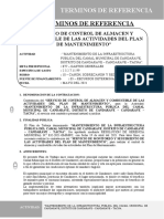 TDR de Servicio de Control de Almacen y Combustible