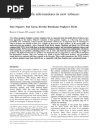 Download TSNA Study in Smokeless Tobacco Products by bunnylake SN56126439 doc pdf