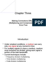 Chapter Three: Making Connections Efficient (Multiplexing and Compression) and Error Free