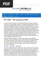 NTC 2008 e Circolare - Norme sismiche per le costruzioni
