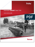 Geomalla TENSAR TriAx (TX) GUÍA DE INSTALACIÓN - PDF Descargar Libre