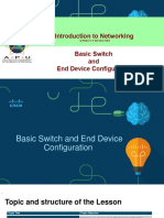 Slide 2 - Basic Switch and End Device Configurations