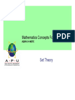 Mathematics Concepts For Computing Set Theory