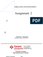 Assignment: 2: 2ceit509: Mobile Application Development