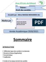 Droit Sociétés