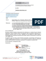 Carta 0148-2022 - CAM-INF N°048-2022-ARC - IMPROCEDENTE ADIC. 15 TABLEROS COMUNICACION 23 GHZ - MANCHAY OK (R)