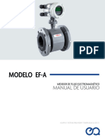 Manual de Instalación y Operación para Medidor Electromagnético EF-A